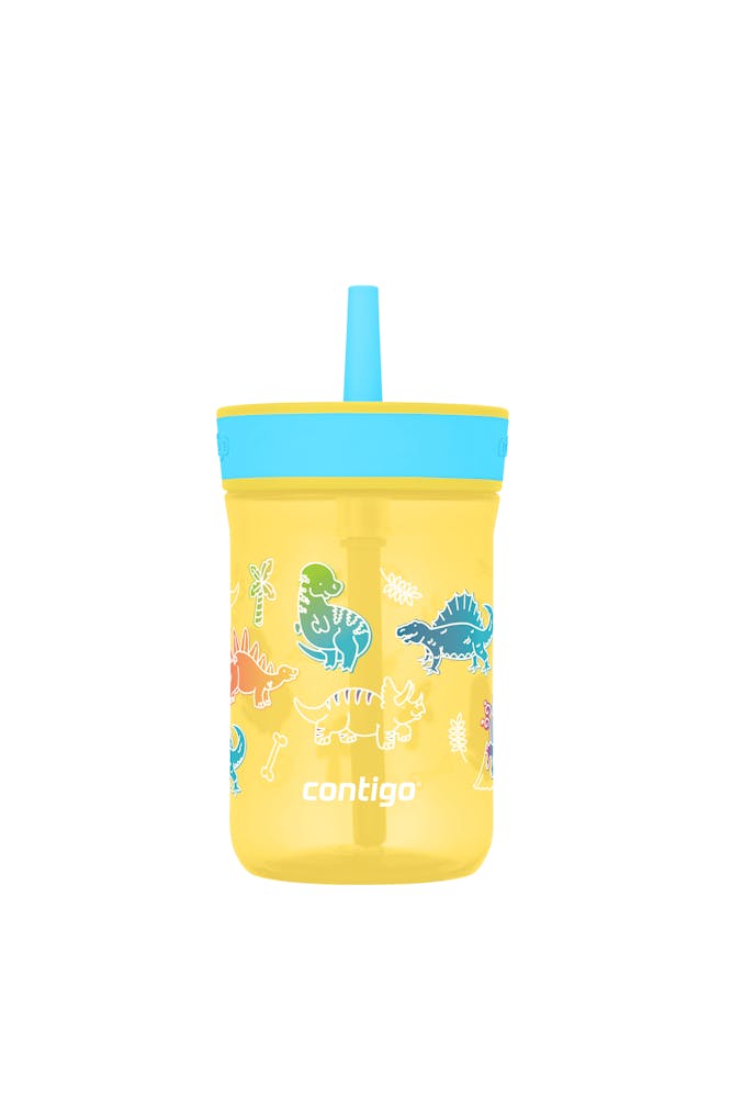 Kids’ Leighton Straw Tumbler with Spill-Proof Leak-Proof Lid, 14oz X7