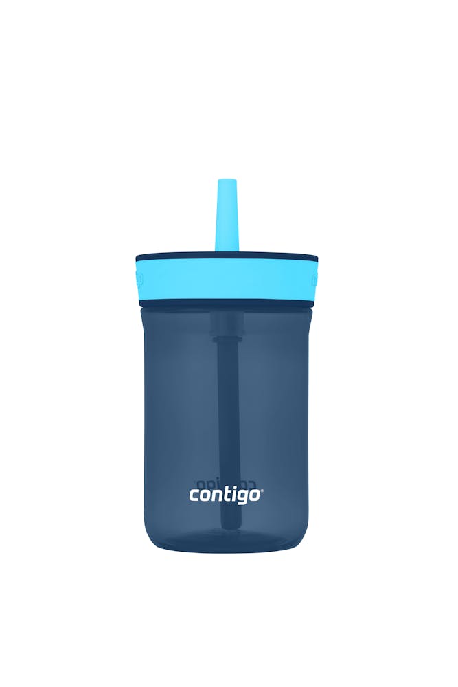 Kids’ Leighton Straw Tumbler with Spill-Proof Leak-Proof Lid, 14oz X7