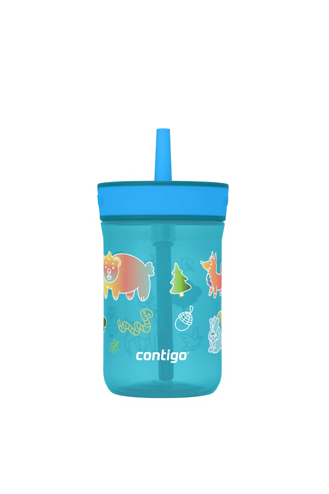 Kids’ Leighton Straw Tumbler with Spill-Proof Leak-Proof Lid, 14oz X7