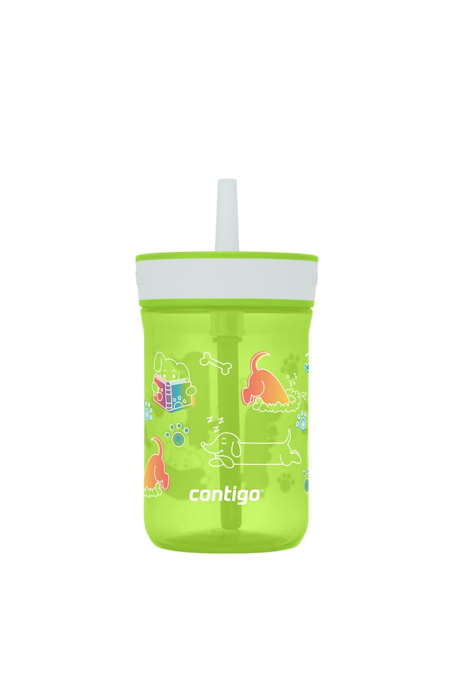 Kids’ Leighton Straw Tumbler with Spill-Proof Leak-Proof Lid, 14oz X7